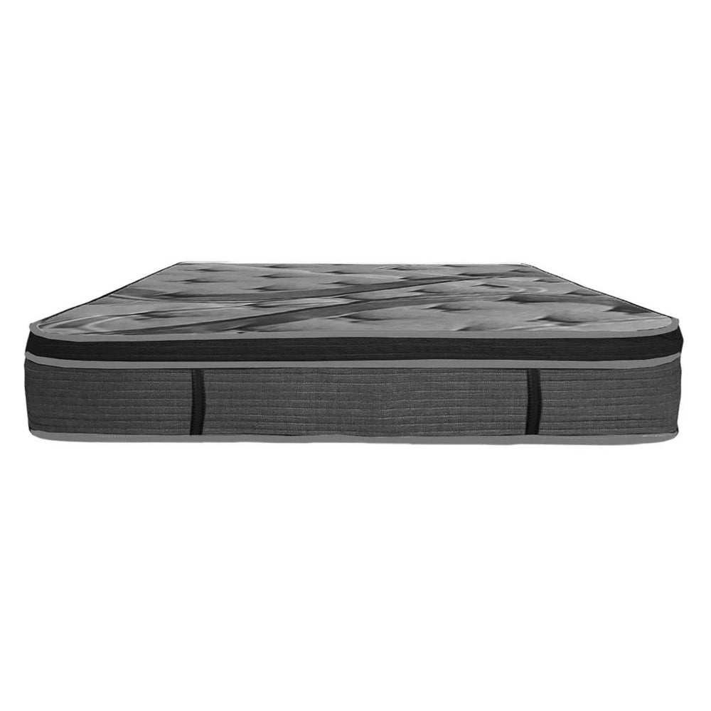 Kavi 14 Inch California King Mattress, Pocket Coil Hybrid, Memory Foam By Casagear Home