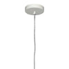 Zoe 96 Inch Pendant Chandelier Modern Paper Mache Cone Shape Beige By Casagear Home BM314835