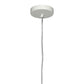 Zoe 96 Inch Pendant Chandelier Modern Paper Mache Cone Shape Beige By Casagear Home BM314835