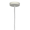 Zoe 96 Inch Pendant Chandelier Modern Bell Shape Paper Mache Beige By Casagear Home BM314837