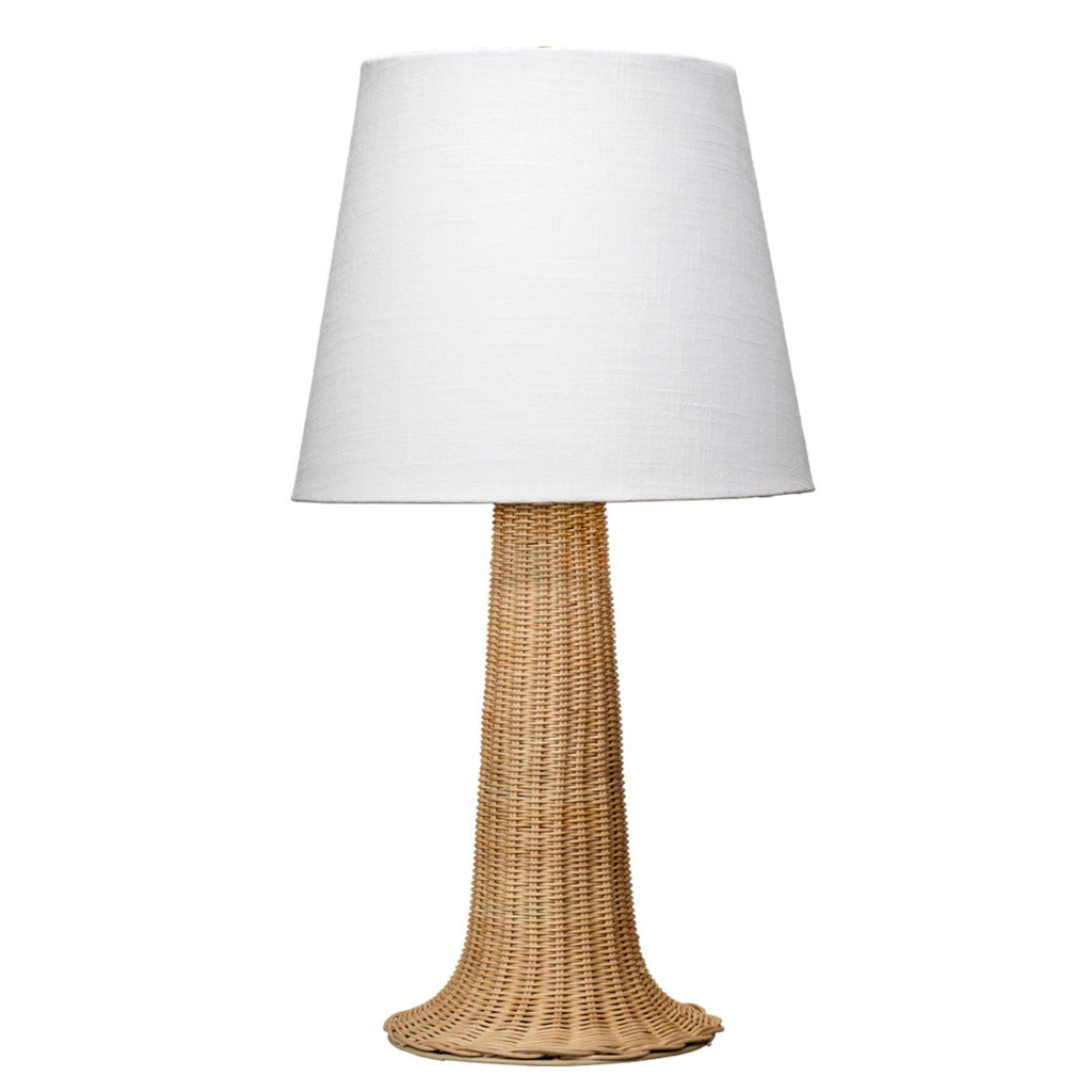 27 Inch Table Lamp Tree Trunk Base Tapered Shade White Natural Brown By Casagear Home BM314842