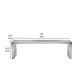 Namo 58 Inch Accent Bench Sleek Modern Design Rectangular Chrome Metal By Casagear Home BM314964