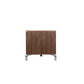 Ida 60 Inch TV Entertainment Console Drawers Pull Down Door Walnut Brown By Casagear Home BM314965