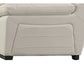 Gie 67 Inch Loveseat Padded Soft Ivory Tufted Italian Leather Upholstery By Casagear Home BM315034