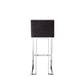 Boly 30 Inch Barstool Chair Gray Velvet Foam Cushions Chrome Steel By Casagear Home BM315106