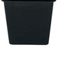 Kiti 8 Inch Set of 5 Square Nursery Planter Pots with Drainage Black By Casagear Home BM315157