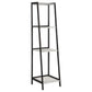 Api 69 Inch 3 Piece Ladder Desk Set 1 Drawer 7 Shelves Gray Black By Casagear Home BM315250