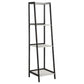 Api 69 Inch 3 Piece Ladder Desk Set 1 Drawer 7 Shelves Gray Black By Casagear Home BM315250