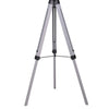 56 Inch Floor Lamp White Tapered Drum Shade Weathered Gray Tripod Base By Casagear Home BM315285