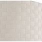 Nek 66 Inch Floor Lamp Basketweave Drum Shade Ivory Fabric Gold Metal By Casagear Home BM315346