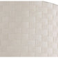 Nek 66 Inch Floor Lamp Basketweave Drum Shade Ivory Fabric Gold Metal By Casagear Home BM315346