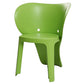 Fyna 16 Inch Kids Chair with Curved Back Elephant Trunk Design Green By Casagear Home BM315362