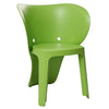 Fyna 16 Inch Kids Chair with Curved Back Elephant Trunk Design Green By Casagear Home BM315362