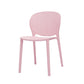 Gyna 14 Inch Kids Side Chair Round Dotted Backrest Armless Pink By Casagear Home BM315369