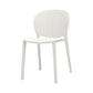 Gyna 14 Inch Kids Side Chair Round Dotted Backrest Armless White By Casagear Home BM315370