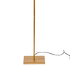 71 Inch Floor Lamp with 2 Branching Lights Square Accent Base Gold Metal By Casagear Home BM315377