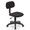 Gyna 20 Inch Swivel Office Computer Chair Ergonomic Armless Black By Casagear Home BM315437