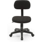 Gyna 20 Inch Swivel Office Computer Chair Ergonomic Armless Black By Casagear Home BM315437