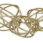 Modern Tabletop Decor Orb Set of 3 Accent Piece Accessories Gold Metal By Casagear Home BM315702