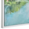 37 x 37 Wall Art River Evening Giclee on Framed Canvas White Blue By Casagear Home BM315747