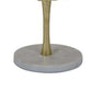 23 Inch Modern Tabletop Decorative Statue Solid Ring Design Gold Metal By Casagear Home BM315905