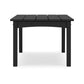 Fini 44 Inch Outdoor Coffee Table Slatted Top Modern Style Black Finish By Casagear Home BM315961