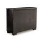 Sili 54 Inch Dining Buffet Console 2 Double Door Cabinet Drawers Black By Casagear Home BM315978