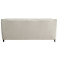 Mike 84 Inch Sofa Beige 2 Pillows Reversible Cushions Solid Wood By Casagear Home BM316014