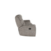 Folu 91 Inch Sofa Dual Manual Recliner Cushioned Seat Gray Faux Leather By Casagear Home BM316112