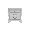 Api 29 Inch Nightstand 3 Drawers 2 Drop Handles Classic Mist Gray By Casagear Home BM316141