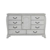 Api 66 Inch Wide Dresser 8 Drawers 1 Cabinet Drop Handles Mist Gray By Casagear Home BM316142