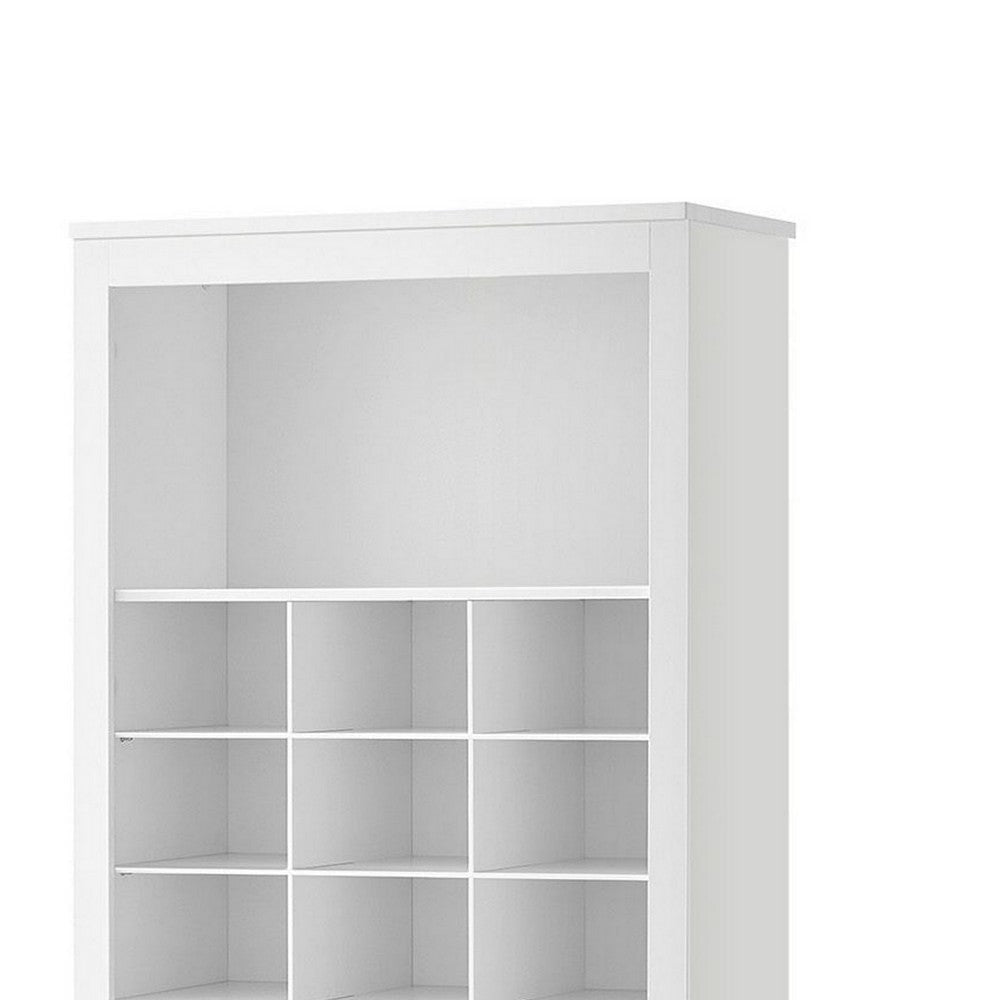 74 Inch Shoe Rack Wide Top Shelf 30 Pairs Storage Compartments White By Casagear Home BM316305