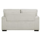 Meil 62 Inch Loveseat Beige Chenille Nailhead Trim Foam Cushions Wood By Casagear Home BM316336