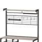 Kodi 66 Inch Kitchen Baker Rack 4 Tier Gray Shelves Wire Basket Black By Casagear Home BM316399