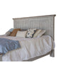 Fin California King Size Bed Farmhouse Gray Panel Headboard Brown Wood By Casagear Home BM316427