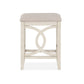 Ruth 25 Inch Counter Height Stool Set of 2 Beige Polyester Padded White By Casagear Home BM316496