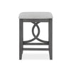 Ruth 25 Inch Counter Height Stool Set of 2 Beige Polyester Padded Gray By Casagear Home BM316498