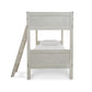 Lea Twin Size Bunk Bed Wooden Ladder Traditional Crisp White By Casagear Home BM316580