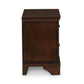 Ada 27 Inch Nightstand English Dovetail Joints 2 Gliding Drawers Brown By Casagear Home BM316583