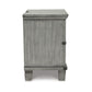 Zac 57 Inch Nightstand 6 Drawers Contemporary Metal Accents Light Gray By Casagear Home BM316585