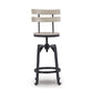 Xin 24-28 Inch Barstool Chair Set of 2 Adjustable Height Brown Black By Casagear Home BM316632