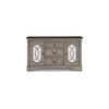 59 Inch Sideboard Buffet Console Spacious Top 3 Gliding Drawers Gray By Casagear Home BM316641