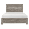 Eby Full Size Bed Rustic Farmhouse Style Gray Finish Wood Veneer By Casagear Home BM316812