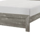 Eby Full Size Bed Rustic Farmhouse Style Gray Finish Wood Veneer By Casagear Home BM316812