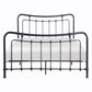 Engel Full Size Bed Metal Spindle Frame in Gray Finish Traditional Style By Casagear Home BM316829