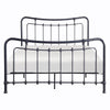 Engel Full Size Bed Metal Spindle Frame in Gray Finish Traditional Style By Casagear Home BM316829