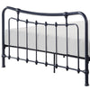 Engel Full Size Bed Metal Spindle Frame in Gray Finish Traditional Style By Casagear Home BM316829