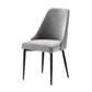 Gene 19 Inch Side Dining Chair Tall Curved Back Gray Velvet Black Metal By Casagear Home BM316871