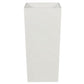 Zeny 32 Inch Tall Planter Vase with Hidden Insert, Tapered Barrel, White By Casagear Home