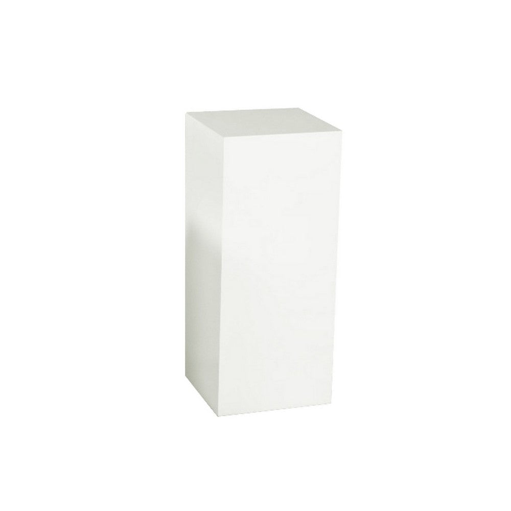 Meta Set of 3 Display Pedestal Plant Stands Sleek Modern White Finish By Casagear Home BM316993